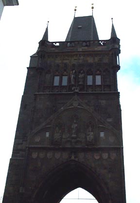 Tower on west side of the bridge