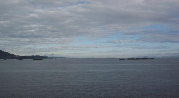 View from the ferry to Vancouver